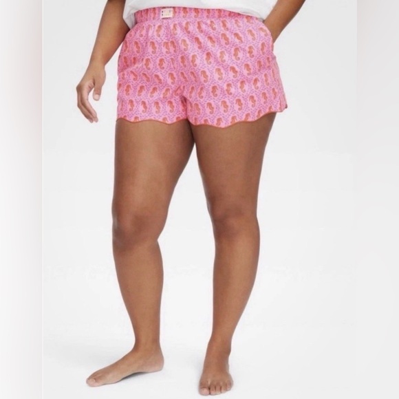 Roller Rabbit Pants - Roller Rabbit x Target Pink Seahorse Print Shorts -Small - NWT